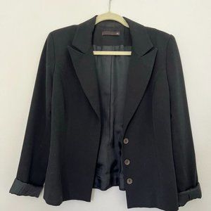 Black suit blazer